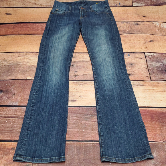 Jeans Bootcut Seven For All Mankind - 100% Coton - Taille 27x29 - Lavage Clair - Occasion Très Bon état